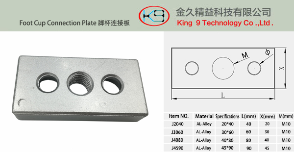 Foot Cup Connection Plate